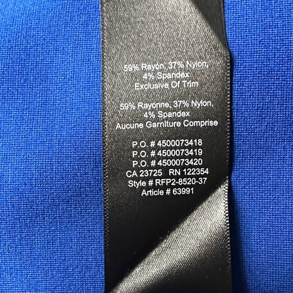 Talula Royal Blue Off-Shoulder Mini Dress - Picture 5 of 6